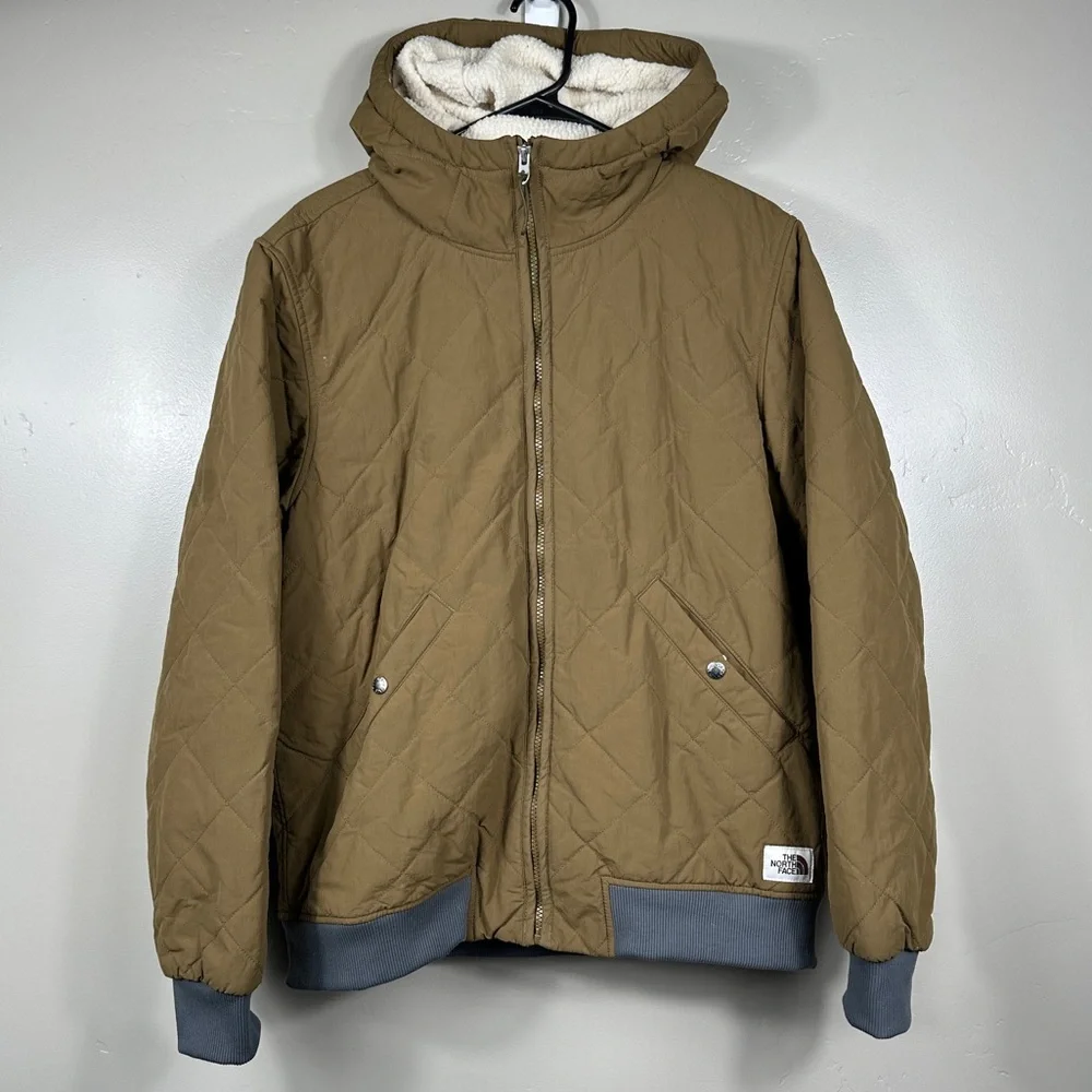 The North Face Men’s Cuchillo Insulated Full-Zip Hoodie Burnt Olive Green - XL